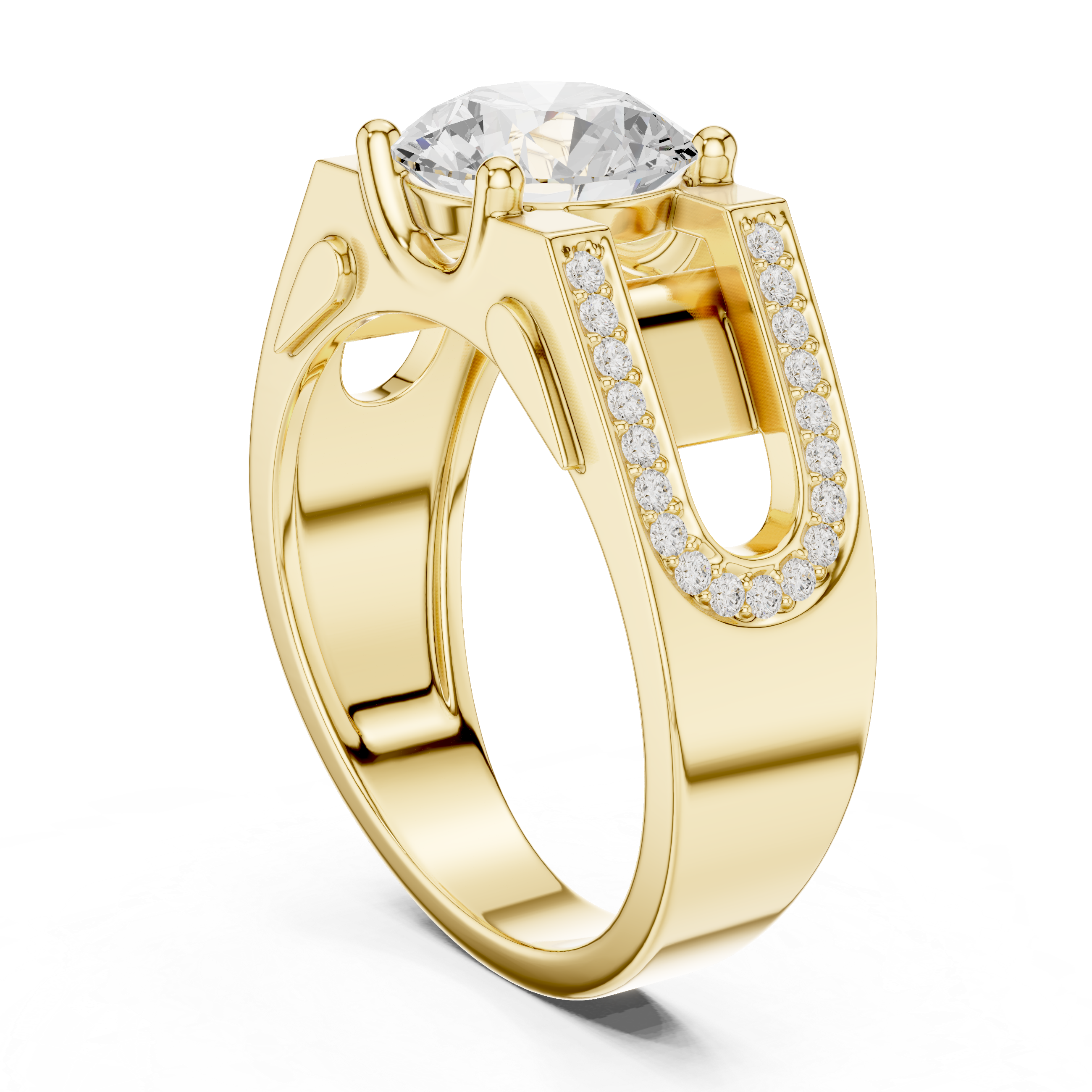 Diamond Pavé Men's Statement Ring