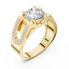 Diamond Pavé Men's Statement Ring