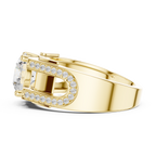 Diamond Pavé Men's Statement Ring