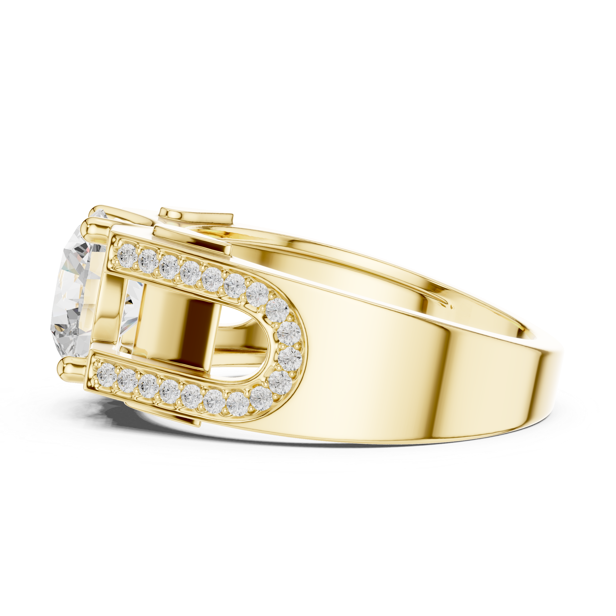 Diamond Pavé Men's Statement Ring