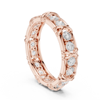 Round Diamond Eternity Wedding Band Ring