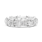 Round Diamond Eternity Wedding Band Ring