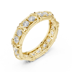 Round Diamond Eternity Wedding Band Ring