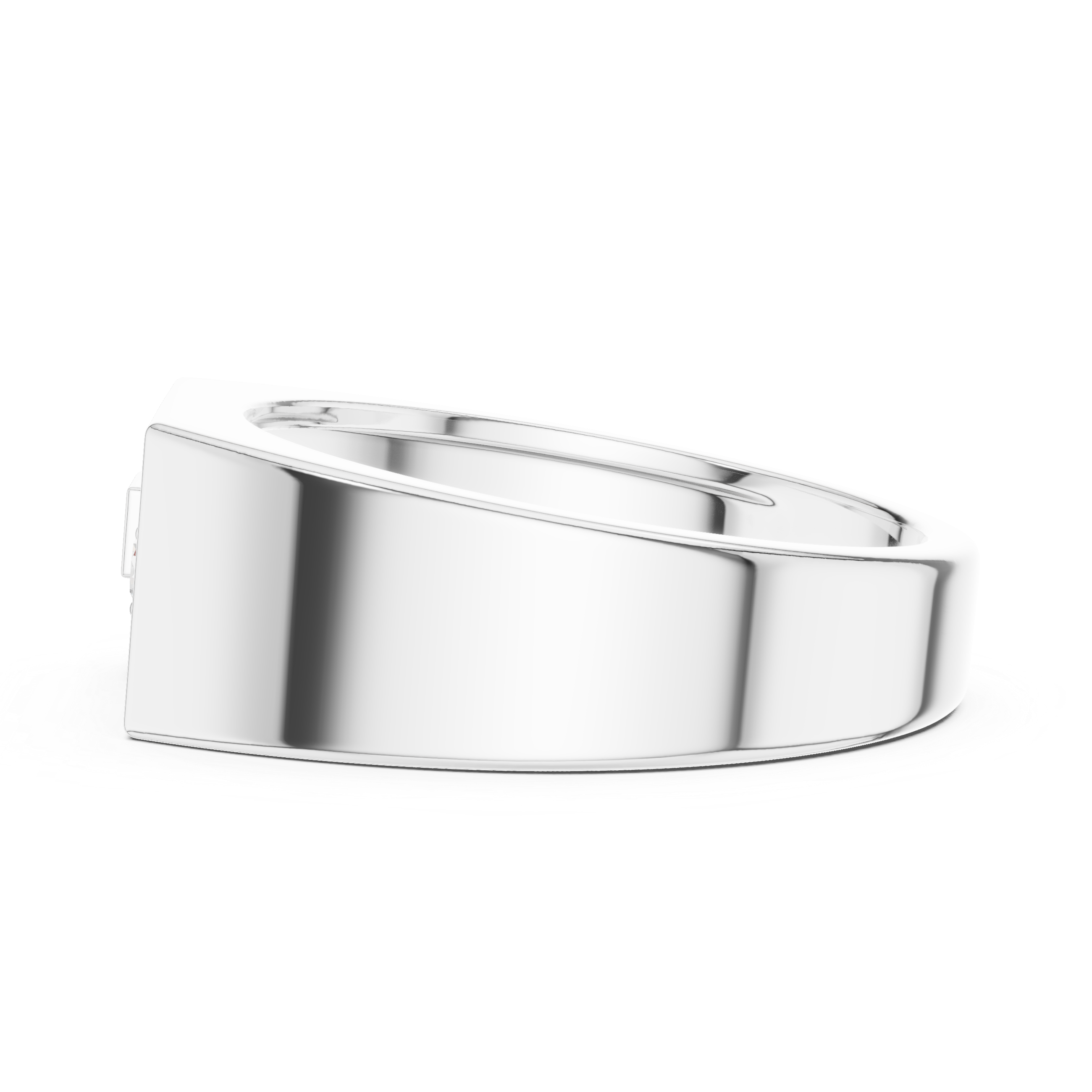 0.19 CT Diamond Signet Ring for Men