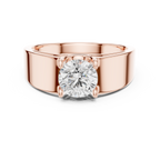 0.95 CT Solitaire Diamond Men's Ring