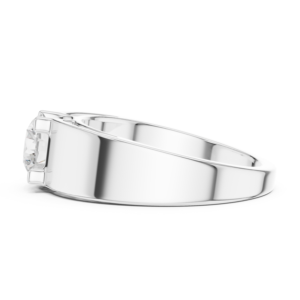 0.95 CT Solitaire Diamond Men's Ring