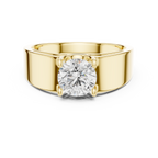0.95 CT Solitaire Diamond Men's Ring