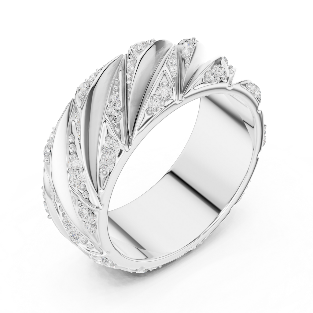 0.63 CT Diamond Eternity Band Ring