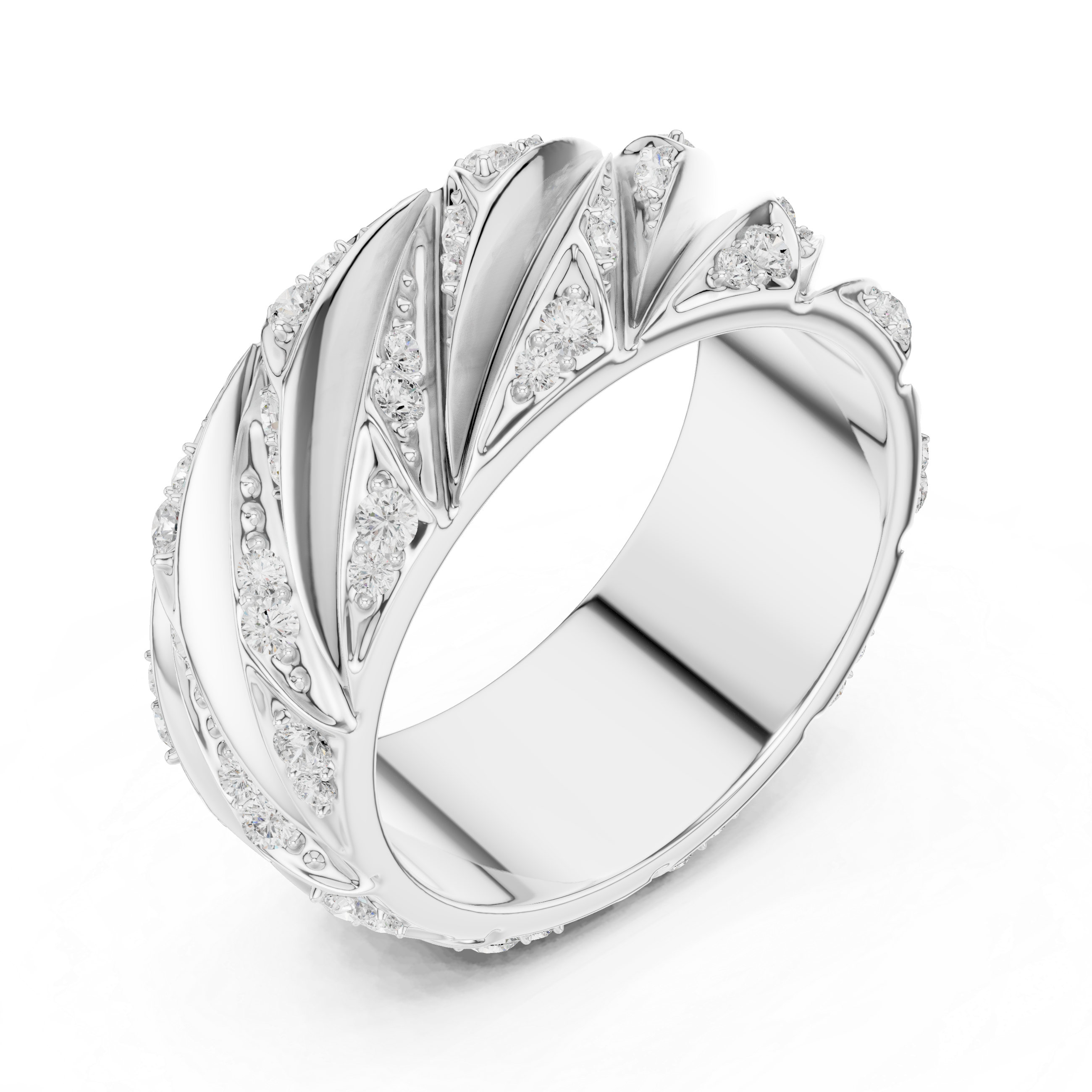 0.63 CT Diamond Eternity Band Ring