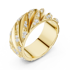0.63 CT Diamond Eternity Band Ring