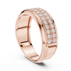 0.57 CT Diamond Men's Wedding Band