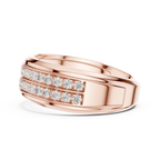0.57 CT Diamond Men's Wedding Band