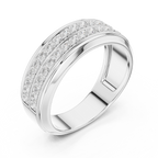 0.57 CT Diamond Men's Wedding Band
