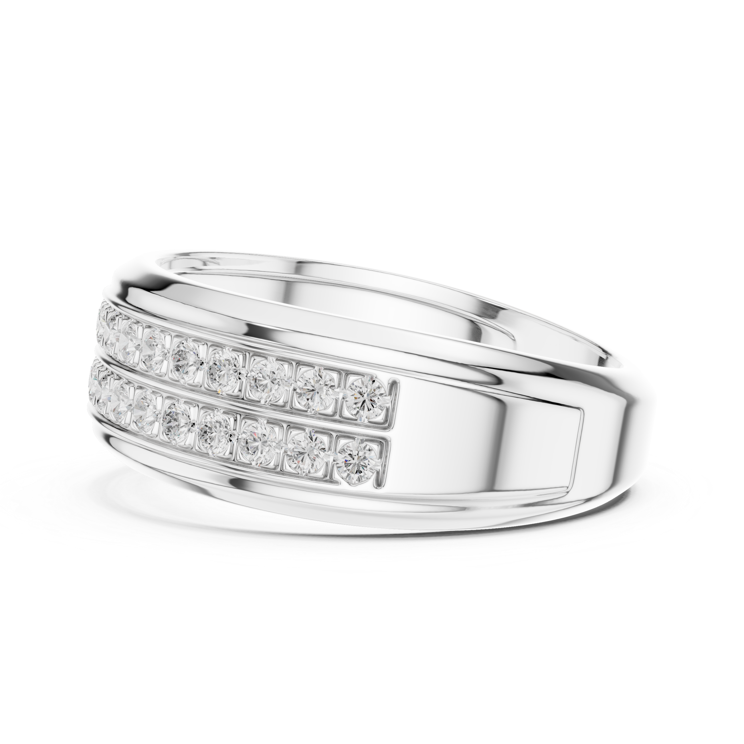 0.57 CT Diamond Men's Wedding Band
