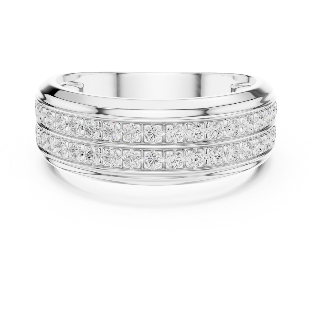 0.57 CT Diamond Men's Wedding Band