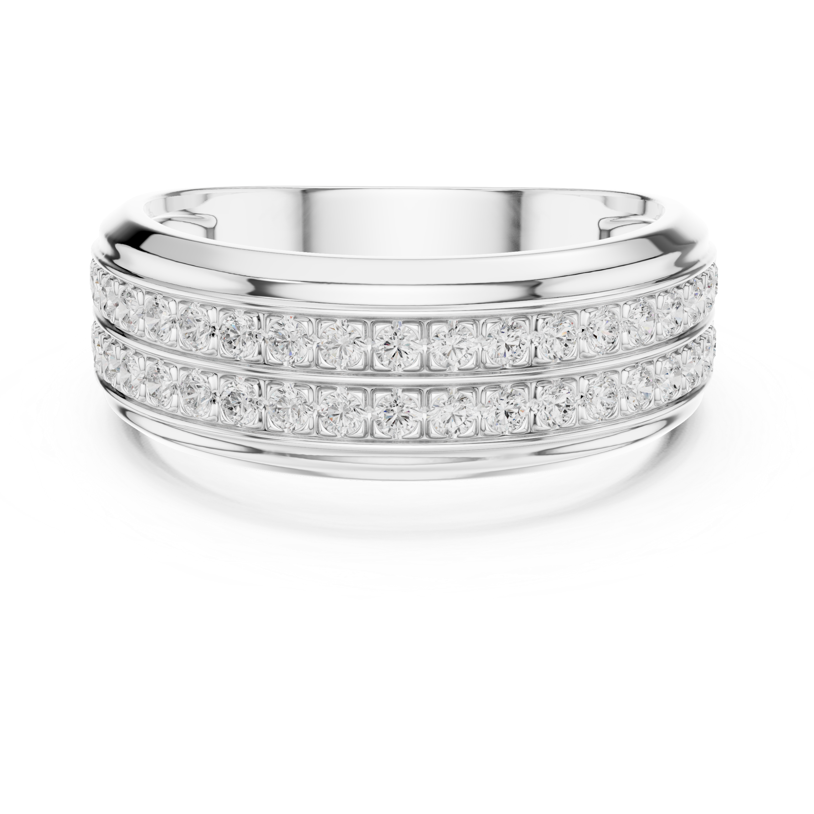 0.57 CT Diamond Men's Wedding Band