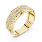 0.57 CT Diamond Men's Wedding Band