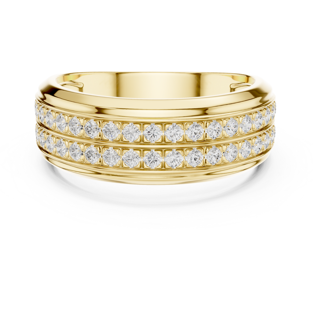 0.57 CT Diamond Men's Wedding Band