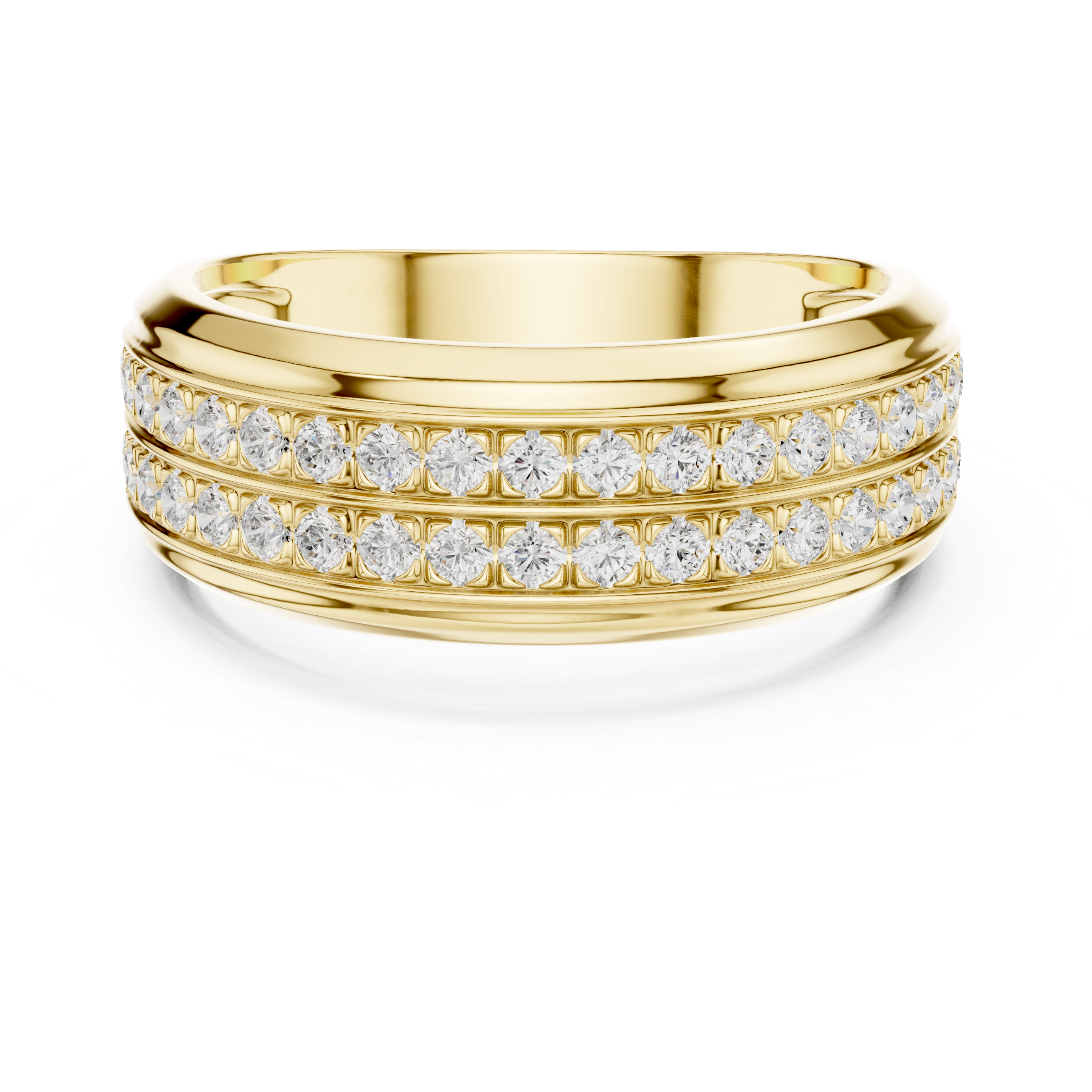 0.57 CT Diamond Men's Wedding Band