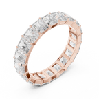 4.87 CT Radiant Cut Diamond Eternity Band