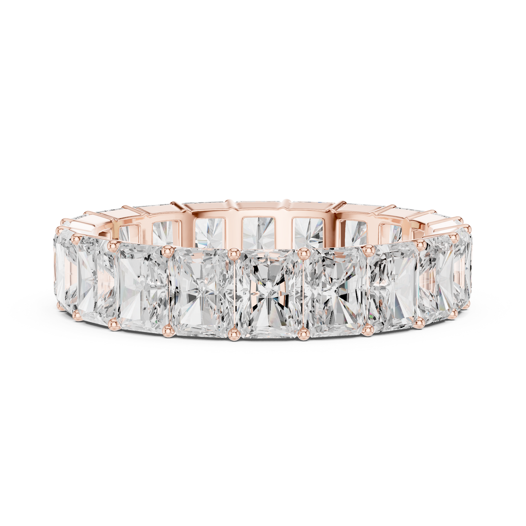 4.87 CT Radiant Cut Diamond Eternity Band