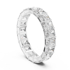4.87 CT Radiant Cut Diamond Eternity Band