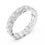 4.87 CT Radiant Cut Diamond Eternity Band