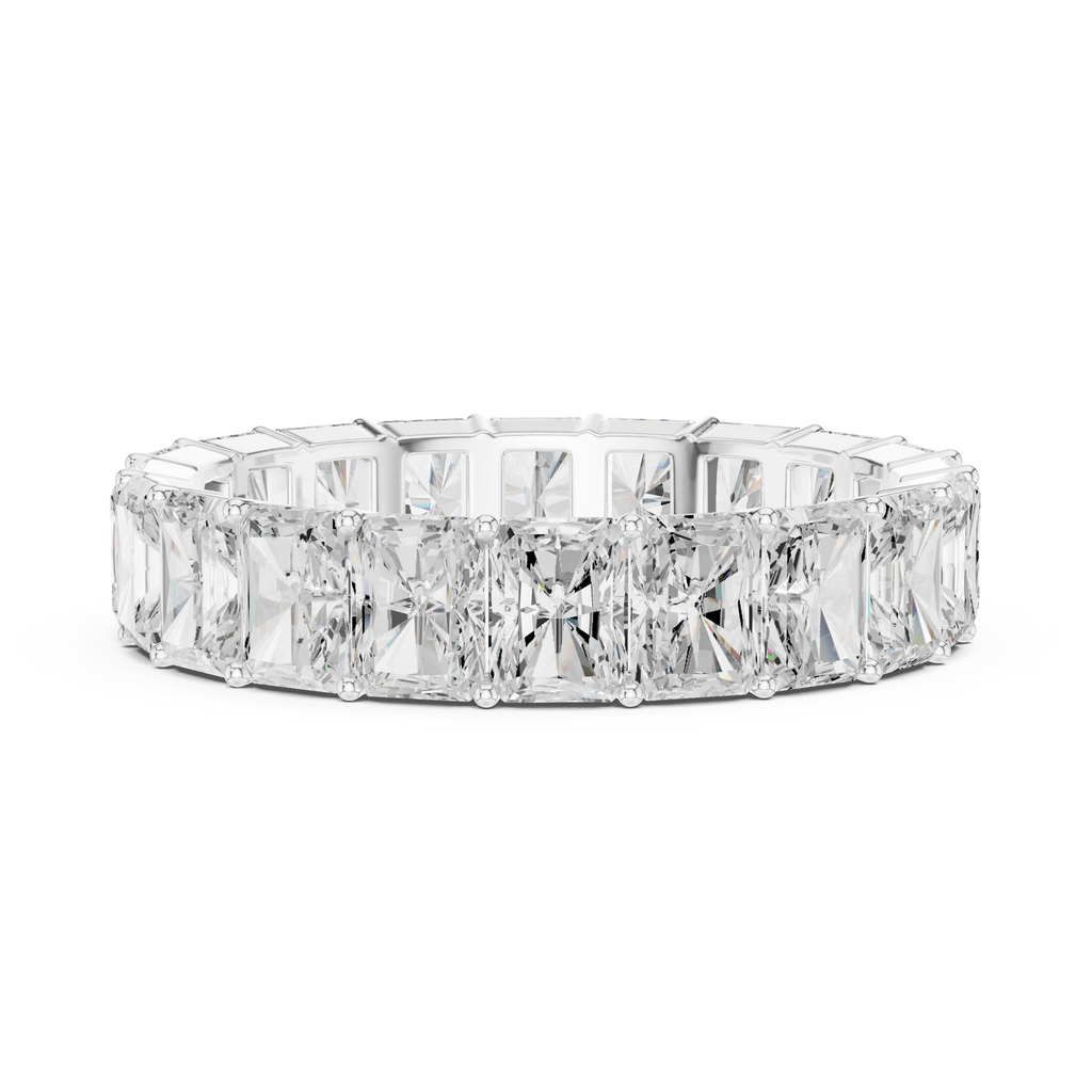 4.87 CT Radiant Cut Diamond Eternity Band