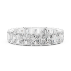 4.87 CT Radiant Cut Diamond Eternity Band