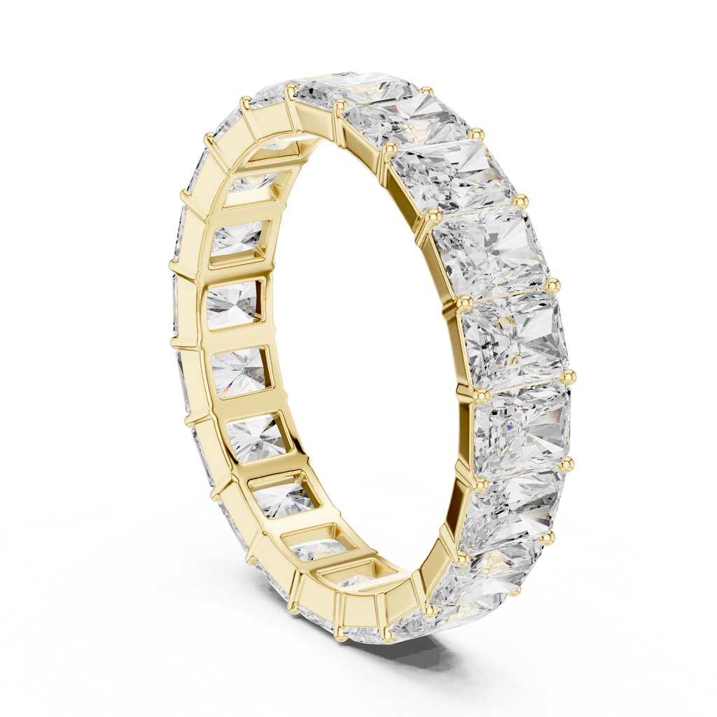 4.87 CT Radiant Cut Diamond Eternity Band