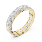 4.87 CT Radiant Cut Diamond Eternity Band