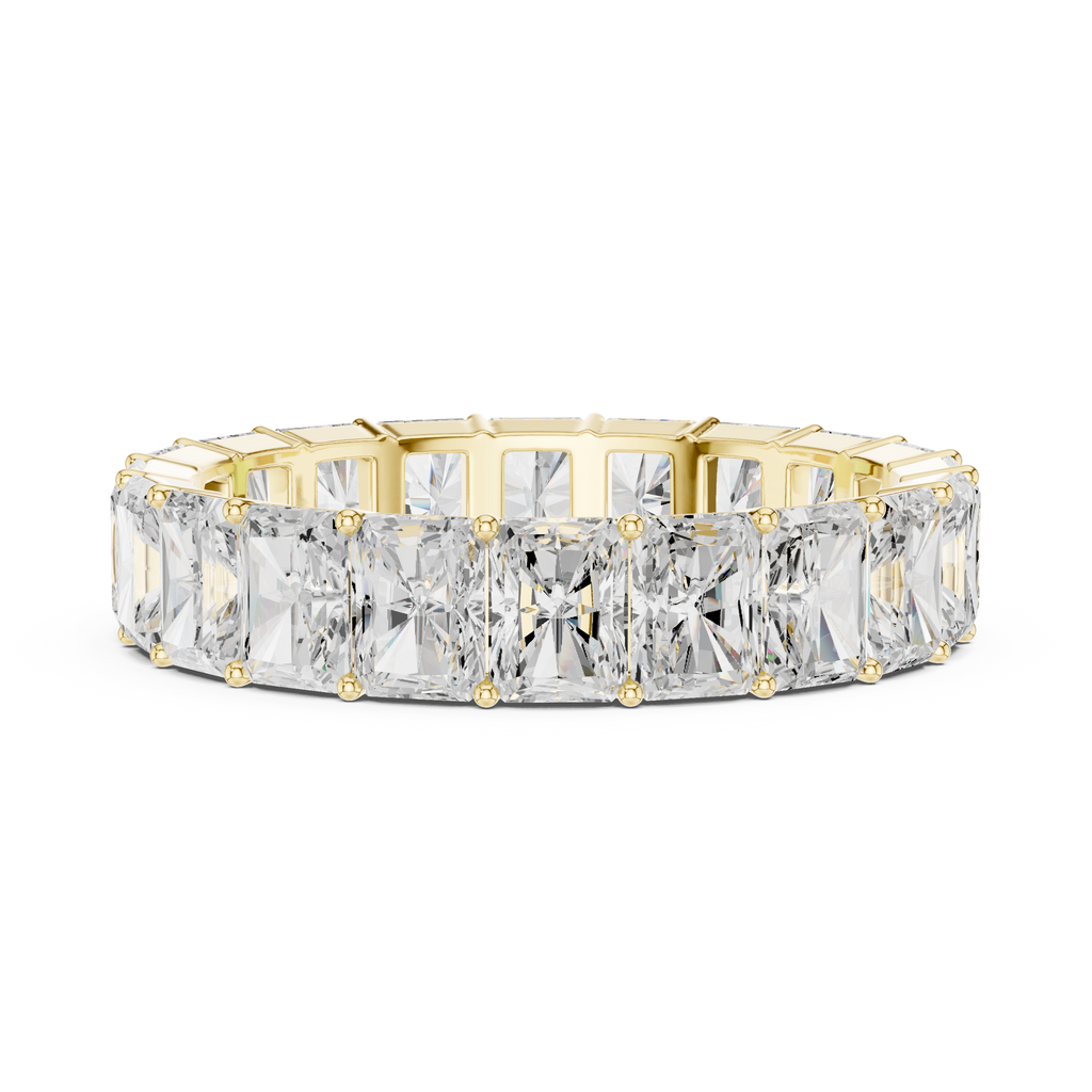 4.87 CT Radiant Cut Diamond Eternity Band