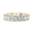 4.87 CT Radiant Cut Diamond Eternity Band