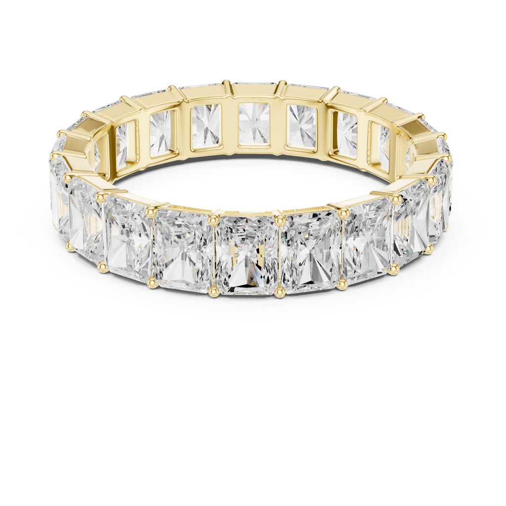 4.87 CT Radiant Cut Diamond Eternity Band