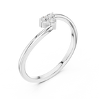 Three Stone Diamond Promise Ring