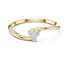 Three Stone Diamond Promise Ring