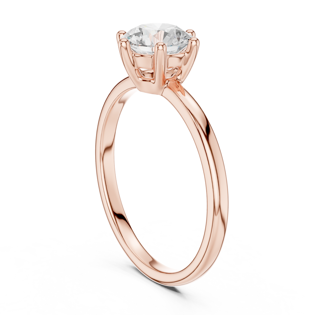 Round Diamond Solitaire Engagement Ring