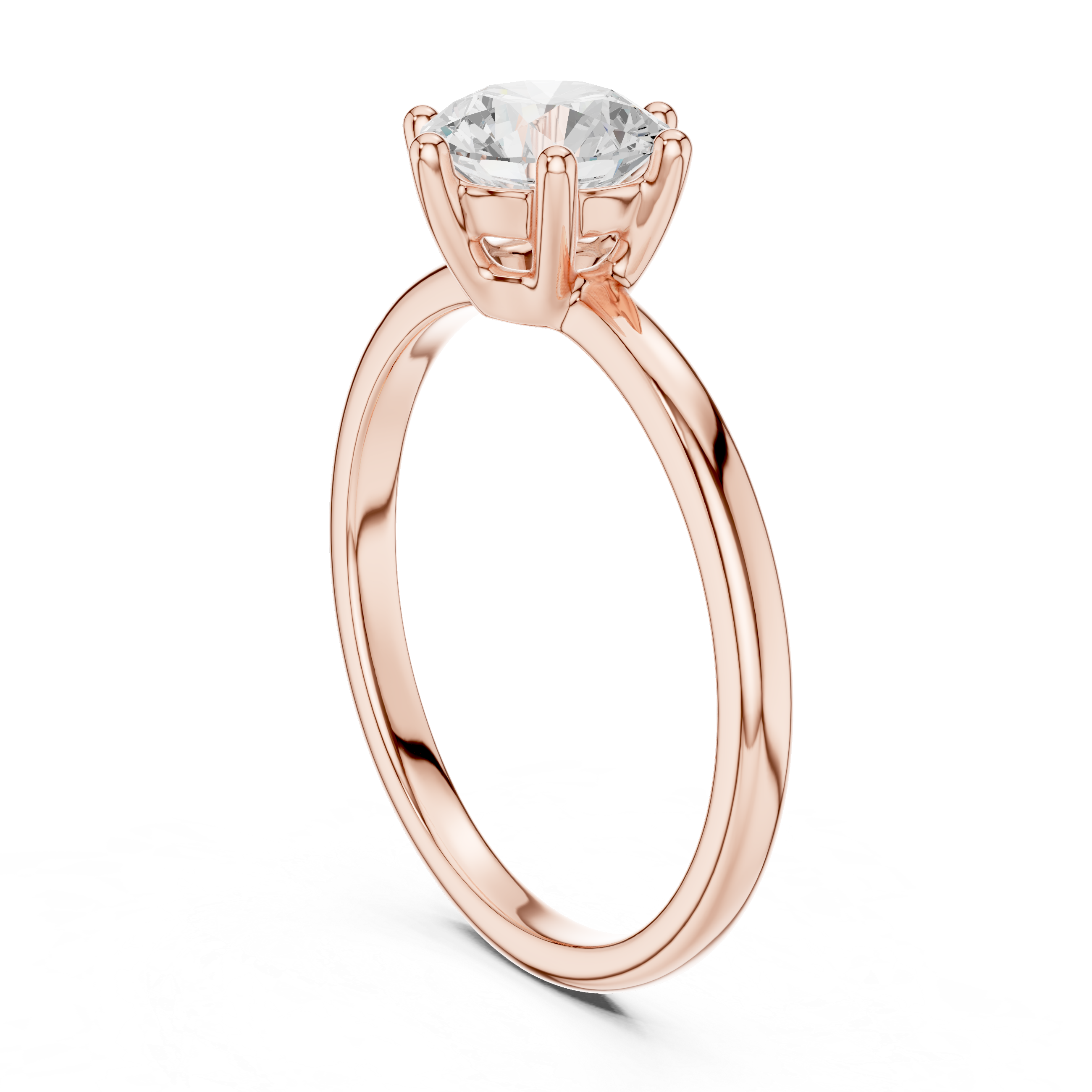 Round Diamond Solitaire Engagement Ring