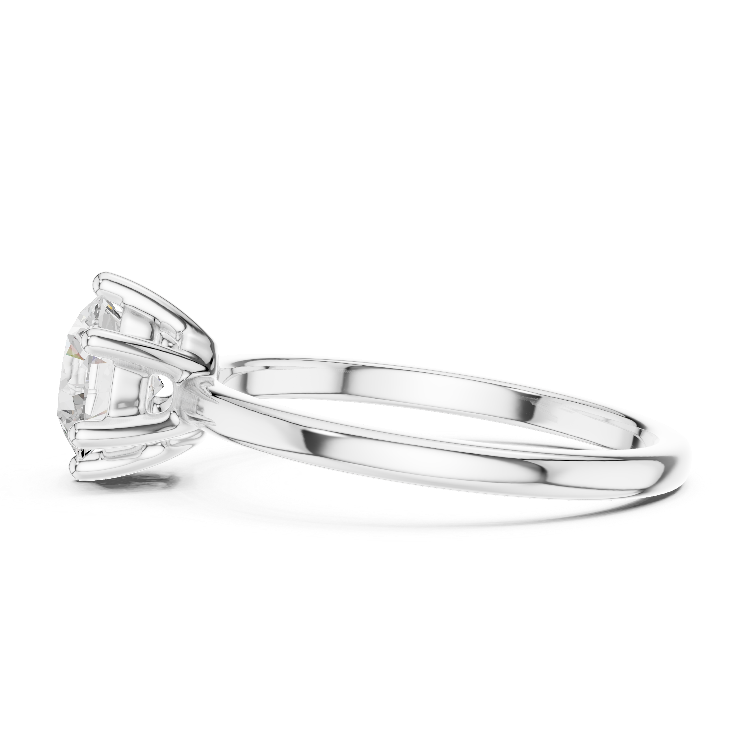 Round Diamond Solitaire Engagement Ring