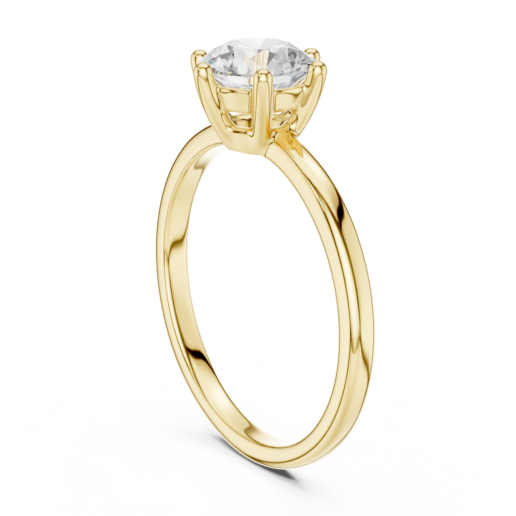 Round Diamond Solitaire Engagement Ring