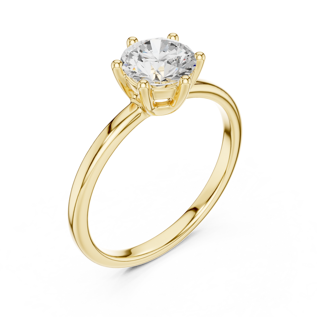 Round Diamond Solitaire Engagement Ring