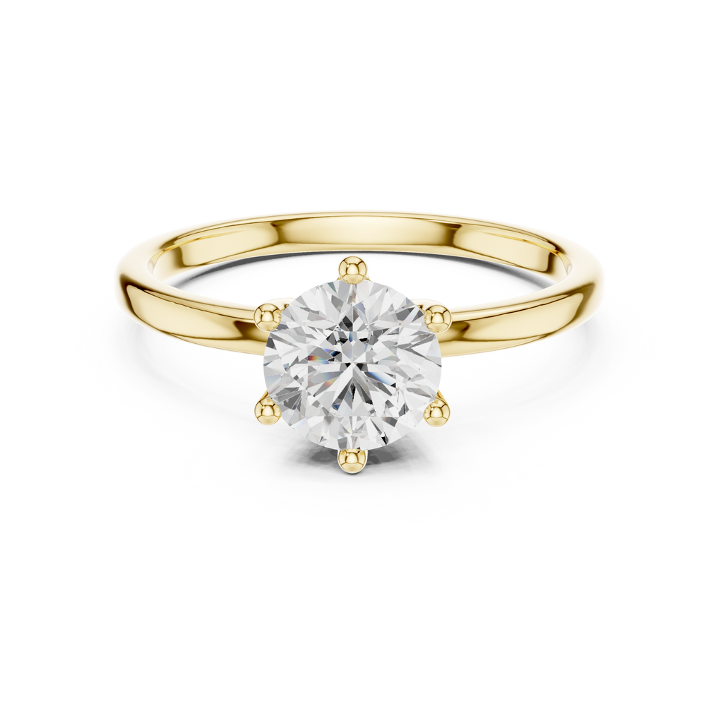 Round Diamond Solitaire Engagement Ring