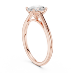 Oval Diamond Solitaire Engagement Ring