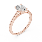 Oval Diamond Solitaire Engagement Ring