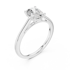 Oval Diamond Solitaire Engagement Ring