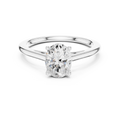 Oval Diamond Solitaire Engagement Ring