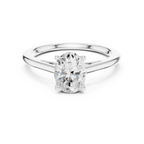 Oval Diamond Solitaire Engagement Ring