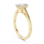 Oval Diamond Solitaire Engagement Ring