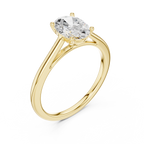 Oval Diamond Solitaire Engagement Ring