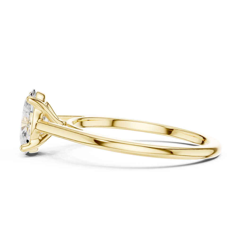 Oval Diamond Solitaire Engagement Ring
